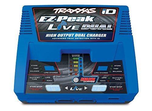Traxxas 2973 Charger EZ-Peak® Live Dual 200W NiMHLiPo with iD® Auto Battery Identification - Excel RC