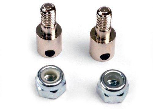Traxxas 3180 Rod guides (2) 3mm nylon locknuts (2) - Excel RC