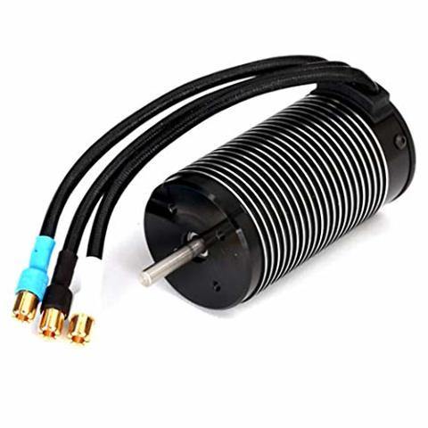 Traxxas 3481 Motor 2200Kv 75mm brushless (with 6.5mm gold-plated connectors & high-efficiency heatsink) - Excel RC