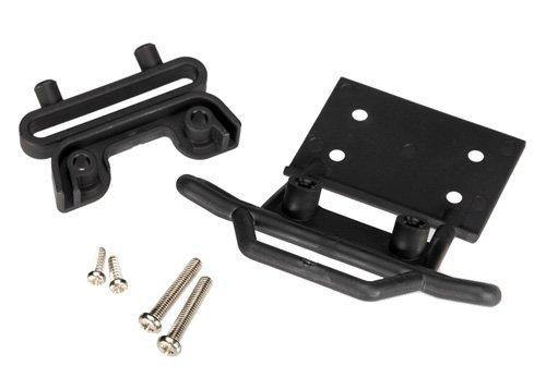 Traxxas 3621 Bumper front  bumper mount front  4x23mm RM (2) 3x10mm RST (2) (black) - Excel RC