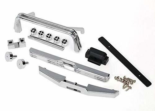 Traxxas 3662 Body accessories kit Bigfoot® No. 1 (includes winch front and rear bumpers roll bar light bar engine detail & mounting hardware) (grille sold separately) - Excel RC