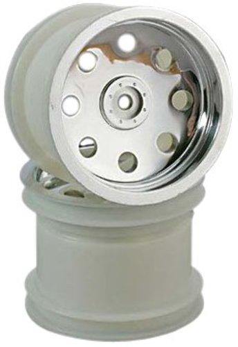 Traxxas 3672 Wheels chrome (2.2'') (rear) (2) - Excel RC