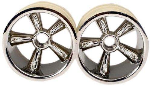 Traxxas 4174 TRX® Pro-Star chrome wheels (2) (front) (for 2.2&
