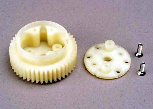 Traxxas 4181 Differential gear (45-tooth) side cover plate & screws - Excel RC