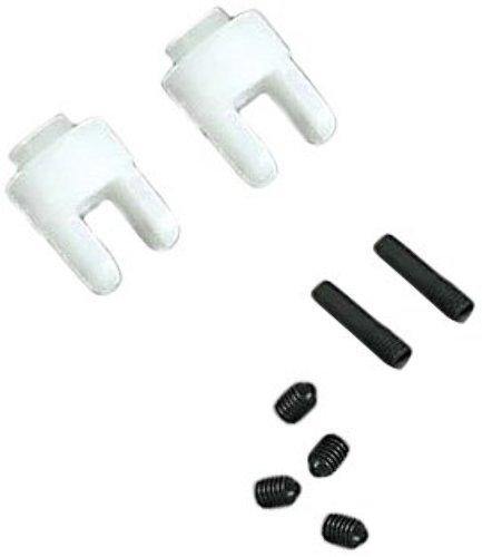 Traxxas 4628 Differential output yokes (2) 3x5mm countersunk screws (2) 3mm set (set) screws (4) - Excel RC