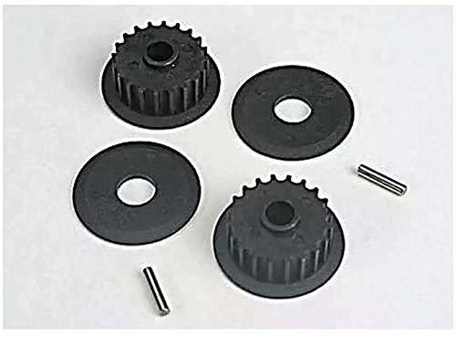 Traxxas 4895 Pulleys 20-groove (middle) (2)flanges (2) axle pins (2) - Excel RC