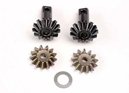 Traxxas 4982 Diff gear set: 13-T output gear shafts (2) 13-T spider gears (2) spider shaft (1) 6x10x0.5mm PTFE-coated washer (1) - Excel RC