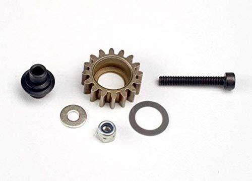Traxxas 4996 Idler gear steel (16-tooth) idler gear shaft 3x8mm flat metal washer 8x12x0.5mm PTFE-coated washer 3x6mm flat metal washer 3mm nylon locknut 3x20mm cap hex machine screw - Excel RC