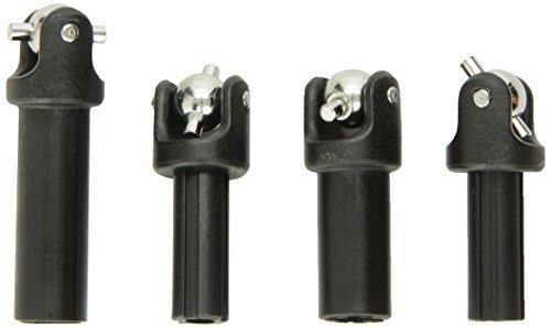 Traxxas 5151 Half shafts center (front and rear) (exterl-splined (2) interl-splined (2)) metal u-joints (4) - Excel RC