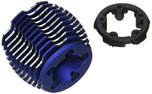 Traxxas 5237 Cooling head PowerTune (machined aluminum blue-anodized) (TRX® 2.5 and 2.5R) head protector (plastic) - Excel RC