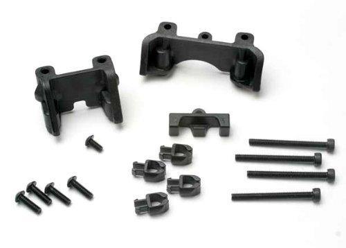 Traxxas 5317 Shock mounts (front &amp; rear) wire clip (1) chassis wire clips (4) 3x32mm CS (4) 3x6mm BCS (1) - Excel RC