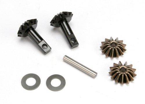 Traxxas 5582 Gear set differential (output gears (2) spider gears (2) spider gear shaft) - Excel RC