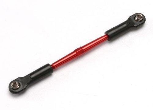 Traxxas 5595 Turnbuckle aluminum (red-anodized) front toe link 61mm (1) (assembled with rod ends and hollow balls) (see part 5539X for complete set of Jato aluminum turnbuckles) - Excel RC