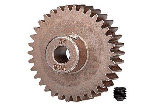 Traxxas 5639 Gear 34-T pinion (0.8 metric pitch compatible with 32-pitch) (fits 5mm shaft) set screw - Excel RC