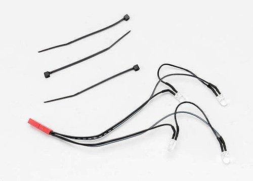 Traxxas 5689 LED lights front harness (4 clear lights) Summit - Excel RC