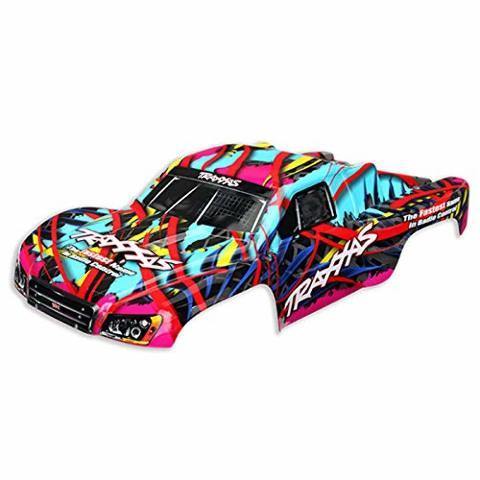 Traxxas 5849 Body Slash 4X4 Hawaiian graphics (painted decals applied) - Excel RC