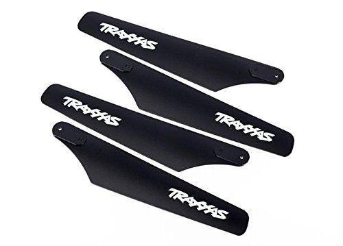 Traxxas 6316 Rotor blade set upper &amp; lower (black) (4) - Excel RC