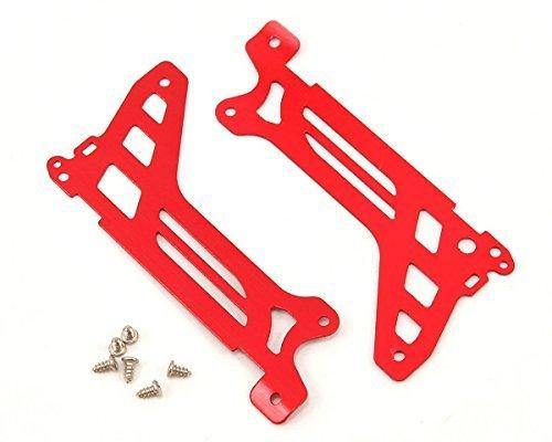 Traxxas 6327 Main frame side plate outer (2) (red-anodized) (aluminum) screws (6) - Excel RC