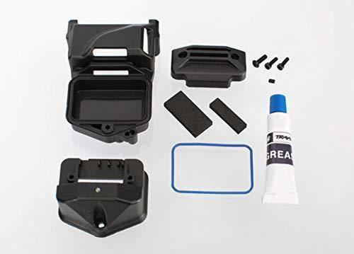Traxxas 6424 Box receiver (sealed) (servo mount) foam (2) BCS 3x10mm CS 2.5x8mm (2) GS 3x4mm silicone grease - Excel RC