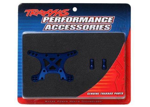 Traxxas 6440 Shock tower front 7075-T6 aluminum (blue-anodized) - Excel RC