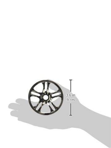 Traxxas 6476 Wheels split-spoke (black chrome) (rear) (2) - Excel RC