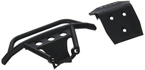 Traxxas 6735 Bumper front skidplate front (black) - Excel RC