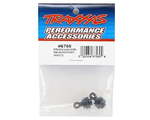 Traxxas 6758 Differential output shaft (for steel constant-velocity driveshafts) (2) - Excel RC