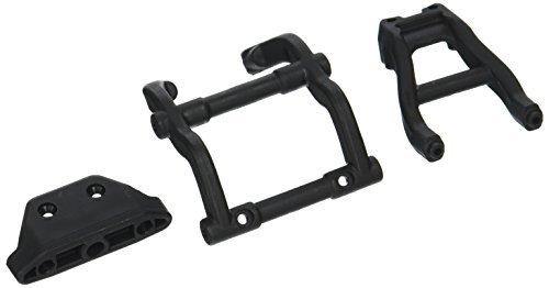 Traxxas 6777 Wheelie bar mounts rear skidplate (black) - Excel RC