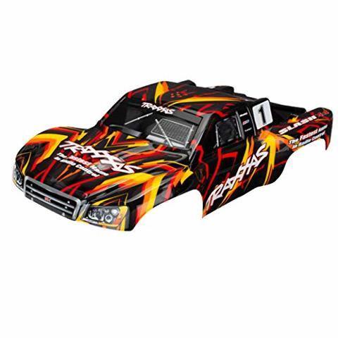 Traxxas 6816 Body Slash 4X4 orange (painted decals applied) - Excel RC