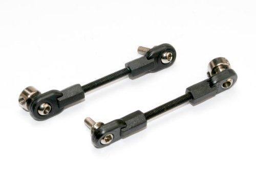 Traxxas 6897 Linkage rear sway bar (2) (assembled with rod ends hollow balls and ball studs) - Excel RC