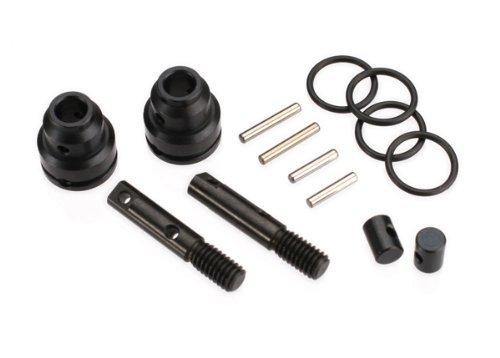 Traxxas 7055 Rebuild kit steel constant-velocity driveshafts (includes pins o-rings stub axles for driveshafts assemblies) - Excel RC
