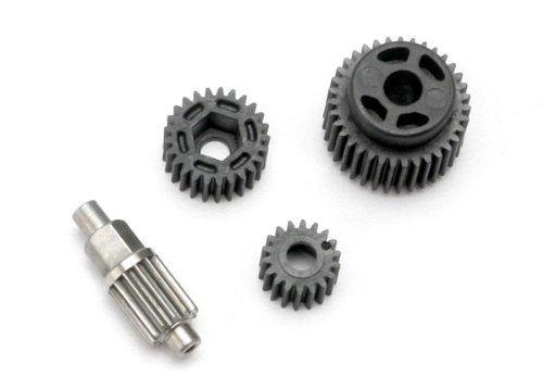 Traxxas 7093 Gear set transmission (includes 18T 25T input gears 13T idler gear (steel) 35T output gear M3x13.75 screw pin) - Excel RC