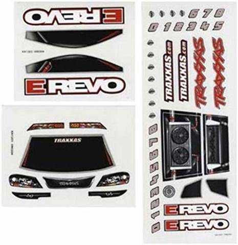 Traxxas 7114 Decal sheets 116 E-Revo® - Excel RC