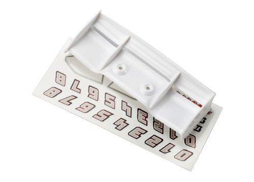 Traxxas 7123 Wing 116 E-Revo® (white) decal sheet - Excel RC