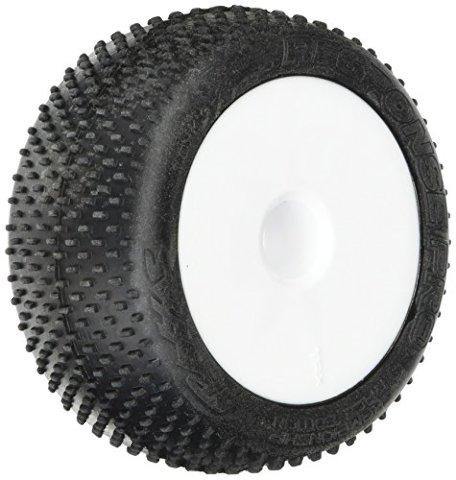 Traxxas 7175 Tires &amp; wheels assembled glued (white dished 2.2&