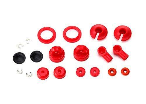 Traxxas 7662 Rebuild kit oil-filled shocks (o-ring bladder piston shaft guide E-clips shock cap shock rod end) renews 2 shocks - Excel RC
