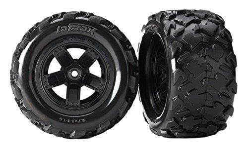 Traxxas 7672 Tires &amp; wheels assembled glued (Teton 5-spoke wheels Teton tires) (2) - Excel RC