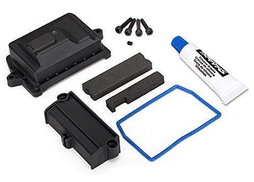 Traxxas 7724 Box receiver (sealed) wire cover foam pads silicone grease 3x15 CS (4) - Excel RC