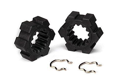 Traxxas 7756 Wheel hubs hex (2) hex clips (2) - Excel RC