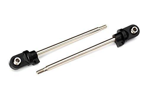 Traxxas 7763 Shaft GTX shock 110mm (assembled with rod ends & hollow balls) (steel chrome finish) (2) - Excel RC