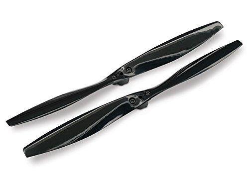 Traxxas 7926 Rotor blade set black (2) (with screws) - Excel RC