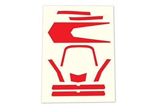 Traxxas 7980 Decals high visibility red - Excel RC