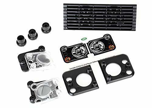 Traxxas 8013 Grille Land Rover® Defender® grille mount (3) headlight housing (2) lens (2) headlight mount (2) (fits 