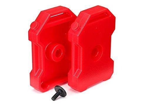 Traxxas 8022 Fuel canisters (red) (2) 3x8 FCS (1) - Excel RC