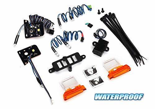 Traxxas 8035 LED light set complete with power supply (contains headlights tail lights side marker lights & distribution block) (fits #8010 body) - Excel RC