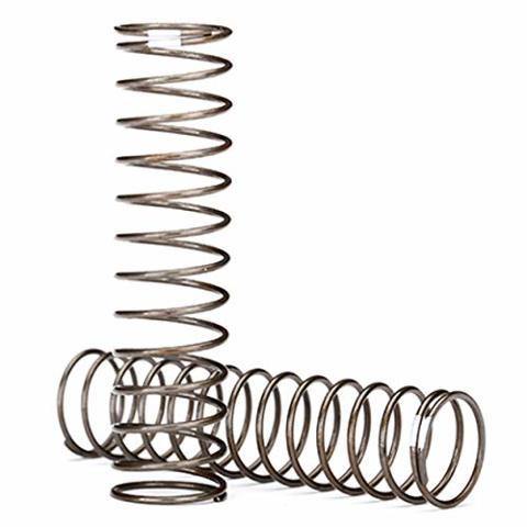 Traxxas 8043 Springs shock (tural finish) (GTS) (0.30 rate white stripe) (2) - Excel RC
