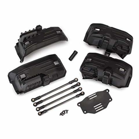 Traxxas 8058 Chassis conversion kit TRX-4® (long to short wheelbase) (includes rear upper & lower suspension links front & rear inner fenders short female half shaft battery tray 3x8mm FCS (4)) - Excel RC