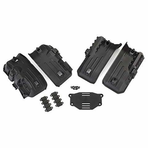 Traxxas 8072 Fenders inner front & rear (2 each) rock light covers (8) battery plate 3x8 flat-head screws (4) - Excel RC