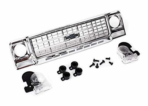 Traxxas 8134 Grille Chevrolet Blazer (1979) grille retainers (4) headlight housing (2) lens (2) 2.6x8 BCS (4) 2.5x6 BCS (2) (fits #8130 body) - Excel RC