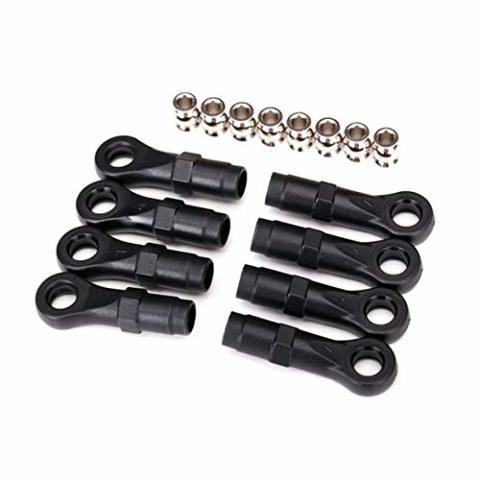 Traxxas 8149 Rod ends extended (standard (4) angled (4)) hollow balls (8) (for use with TRX-4® Long Arm Lift Kit) - Excel RC